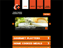 Tablet Screenshot of carinecuisine.com.au